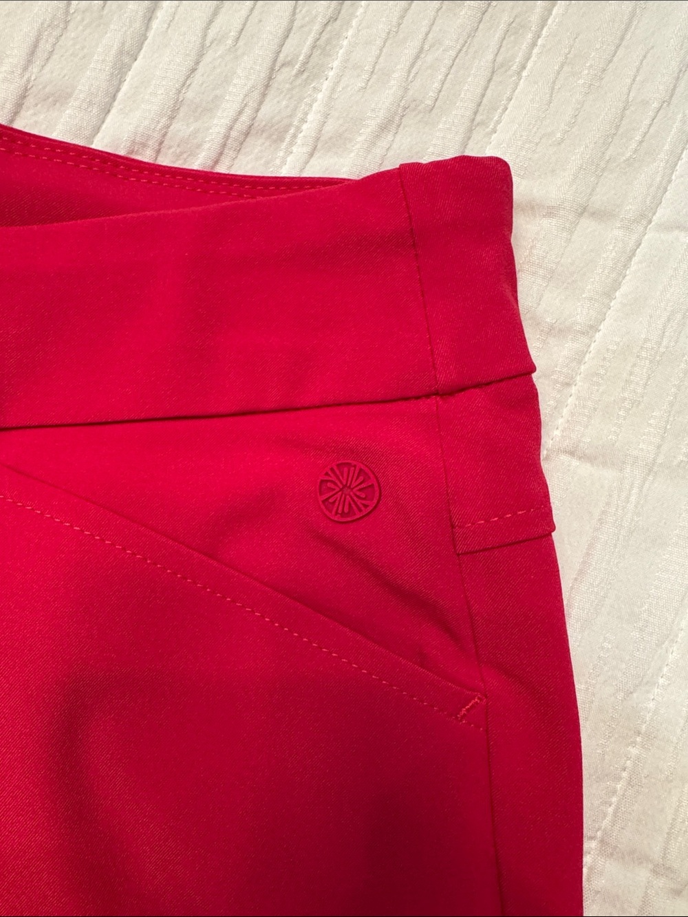 Lilly Pulitzer Women Slim Flare Ponte Pants in Bright Pink - Picture 3 of 3